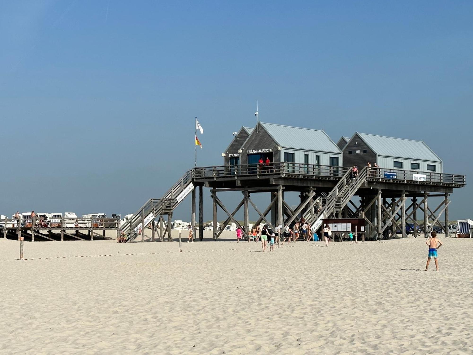 Sky & Sand Spo Nordsee By Nature I Boxspringbett, Terrasse, Zentral, Nah Am Deich سانكت بيتر اوردنغ المظهر الخارجي الصورة